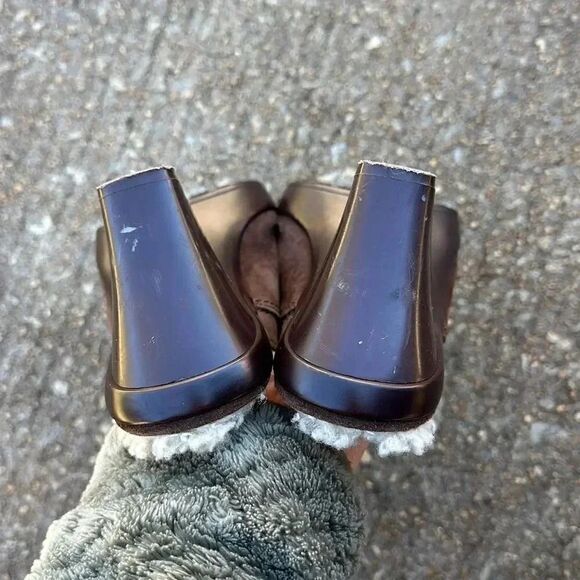 Ugg Australia Slip On Chunky Heel Buckle Suede Women’s Sz 7.5 - Picture 10 of 12